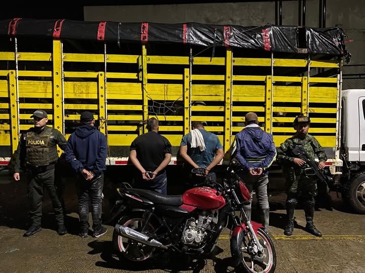 Capturados cuatro sujetos por hurto y extorsión en El Dorado, Meta Gracias