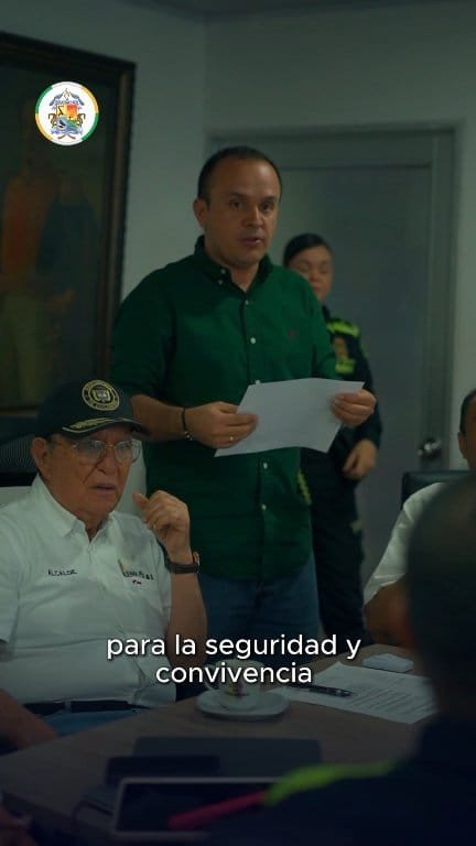 El alcalde Carlos Plata lideró un consejo de seguridad, con participación de