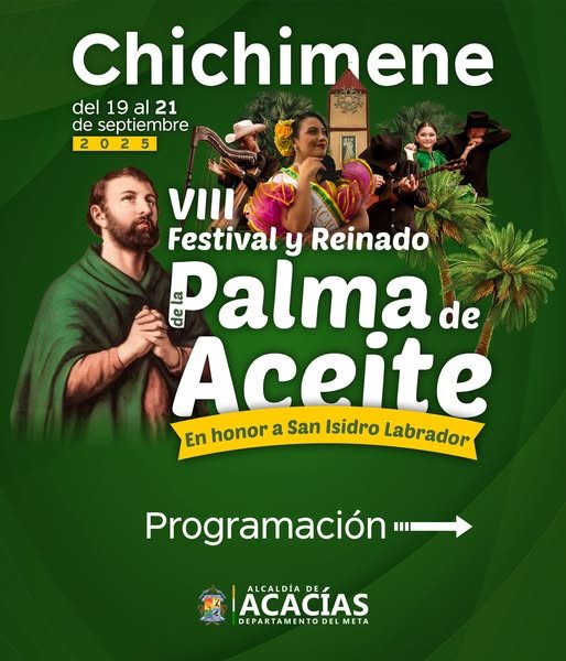 #Acacías San Isidro de Chichimene Programación para este fin de semana en