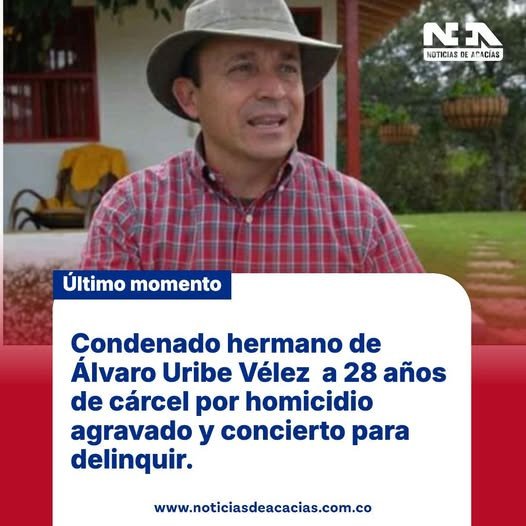#Nación #Judicial Tribunal Superior de Antioquia condena a Santiago Uribe Vélez a