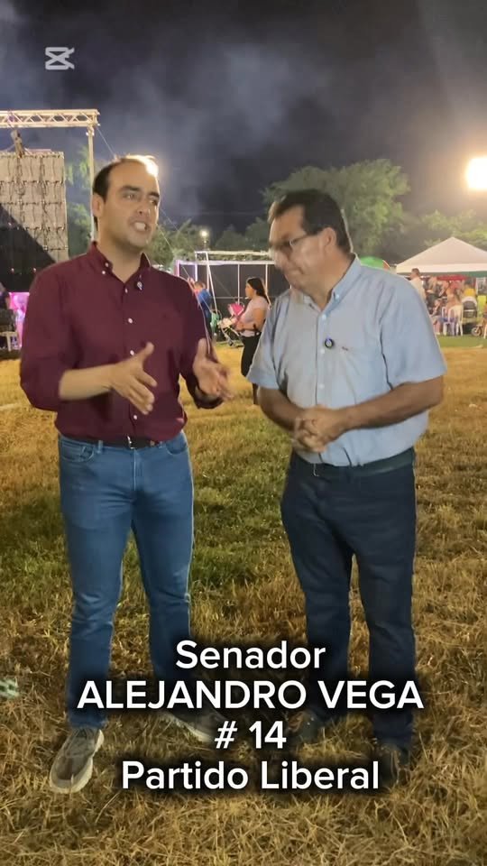 #acacíasmeta Conversamos con el senador Alejandro Vega No. 14 del Partido Liberal
