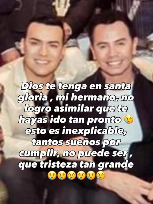 Hermanito , siento un vacío tan grande en mi pecho , hay