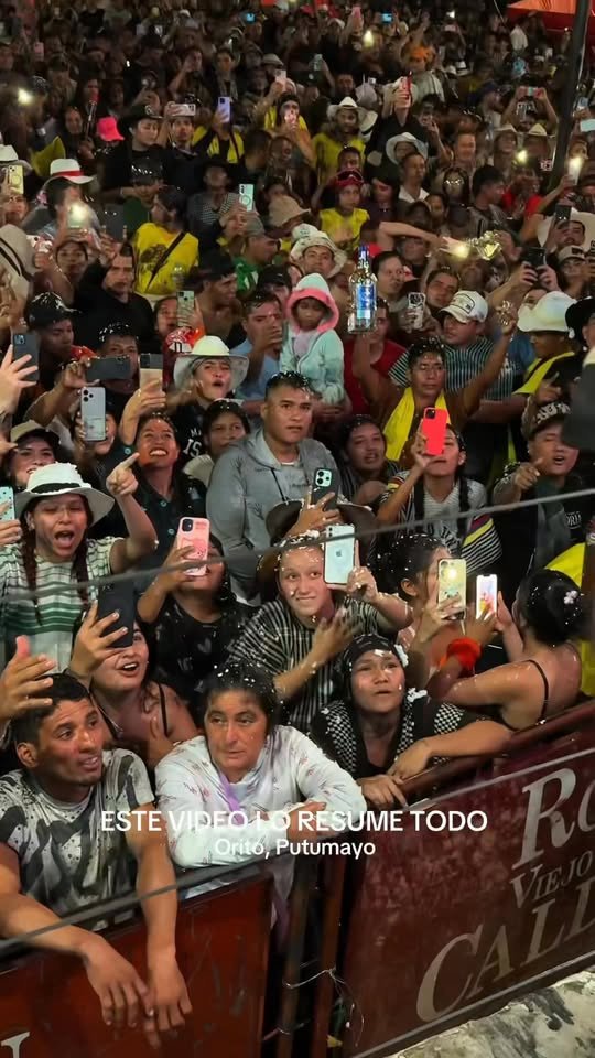 Mi gente linda de Orito, Putumayo: gracias por regalarme tanta felicidad anoche.
