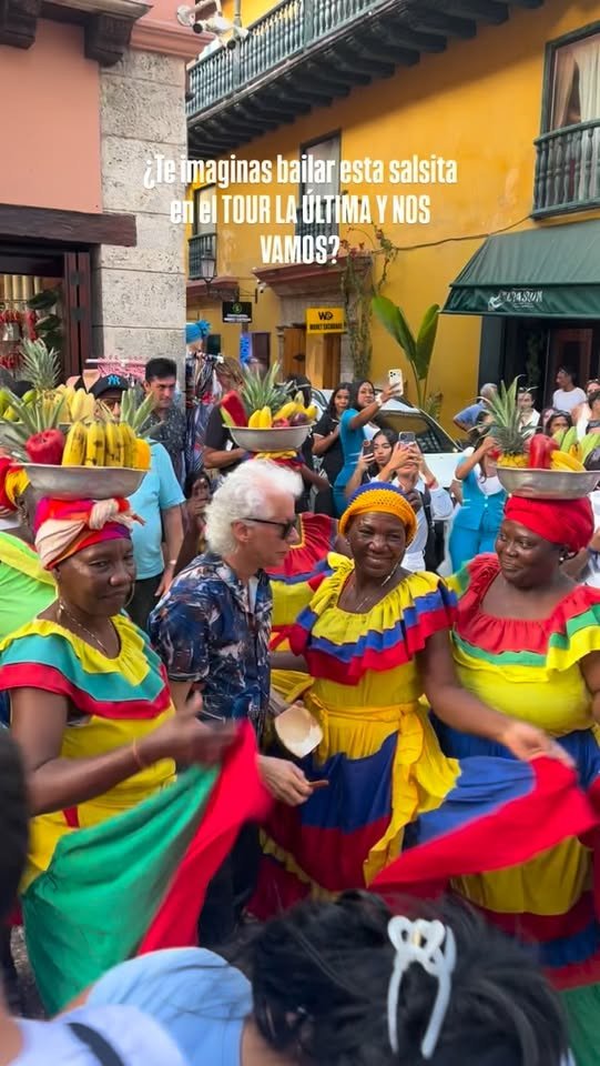 Momento inolvidable en Cartagena! Gracias mi gente bella, Dios me los bendiga.