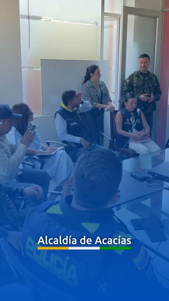 ACACÍAS Y GUAYABETAL, UNIDOS ANTE LA EMERGENCIA DEL PUENTE OCAL La Alcaldía