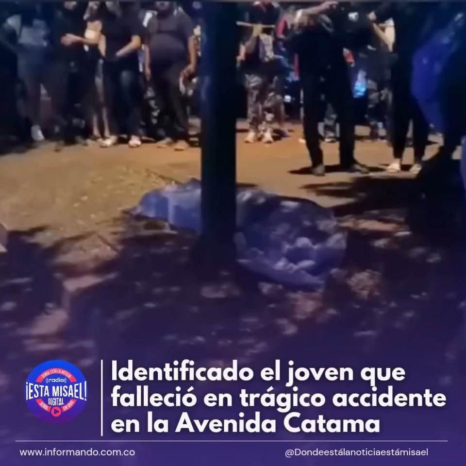 Identificado el joven que falleció en trágico accidente en la Avenida Catama