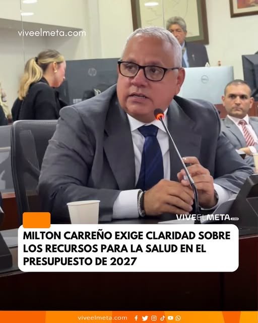 El representante a la Cámara por el Meta, Milton Carreño, radicó observaciones
