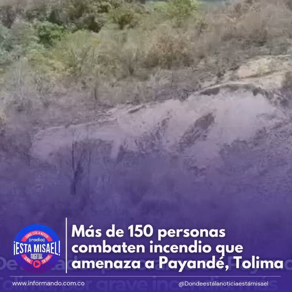 Más de 150 personas combaten incendio que amenaza a Payandé, Tolima Un