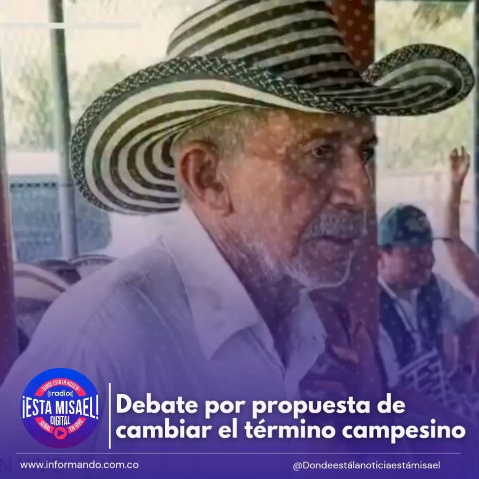 Debate por propuesta de cambiar el término campesino Las declaraciones del ministro