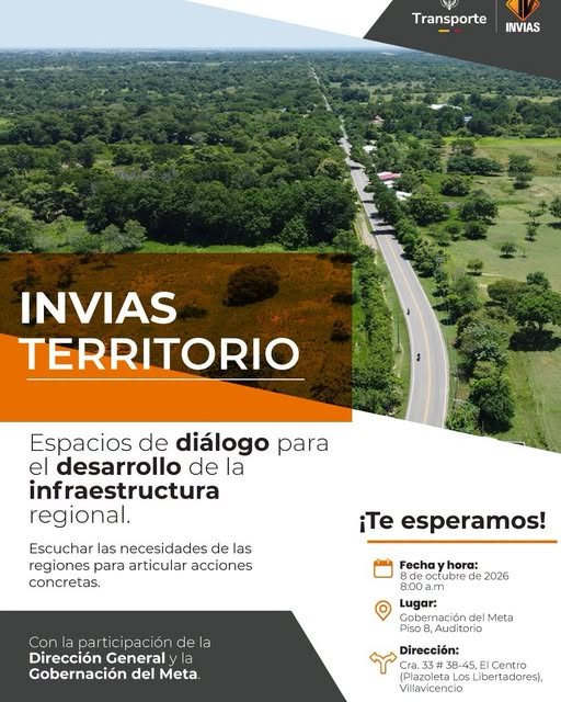 Meta realizará diálogo sobre proyectos estratégicos Este jueves se realizará un diálogo