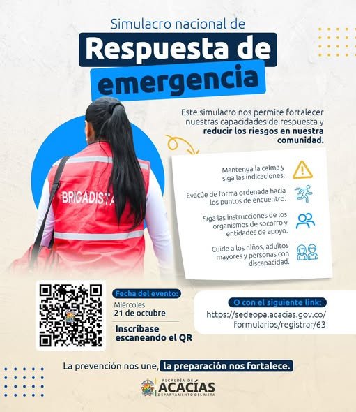 SIMULACRO NACIONAL DE RESPUESTA A EMERGENCIAS Fortalecer la capacidad de respuesta salva