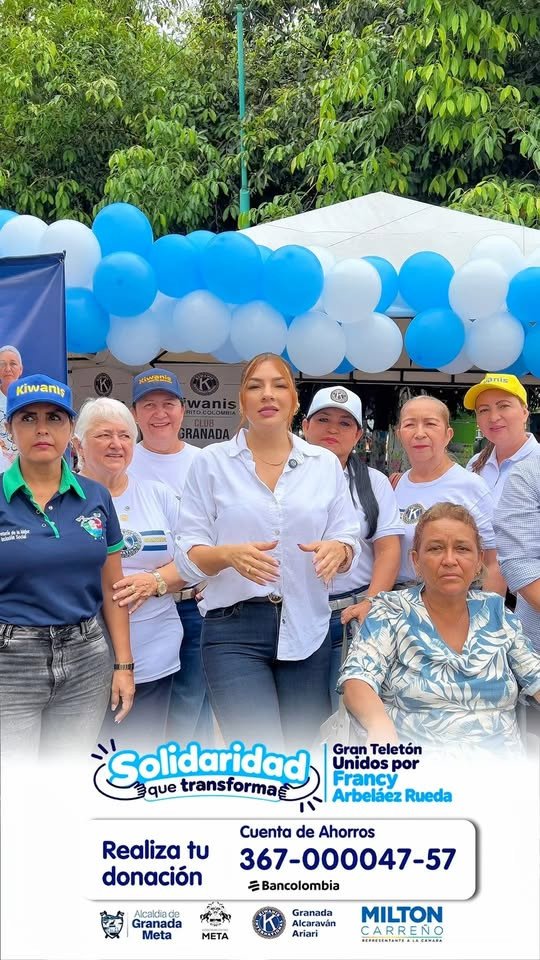 Ya estamos en la Gran Donatón para apoyar a Francy Arbeláez Rueda