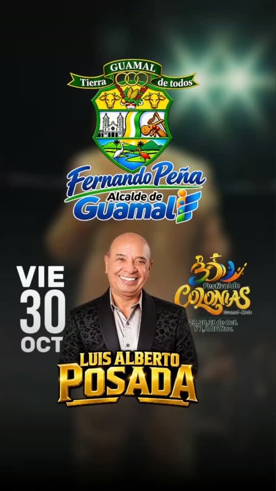 Nuestro municipio esta listo!! XXX FESTIVAL DE COLONIAS 2026. #luisalbertoposada #popularpic #gua...