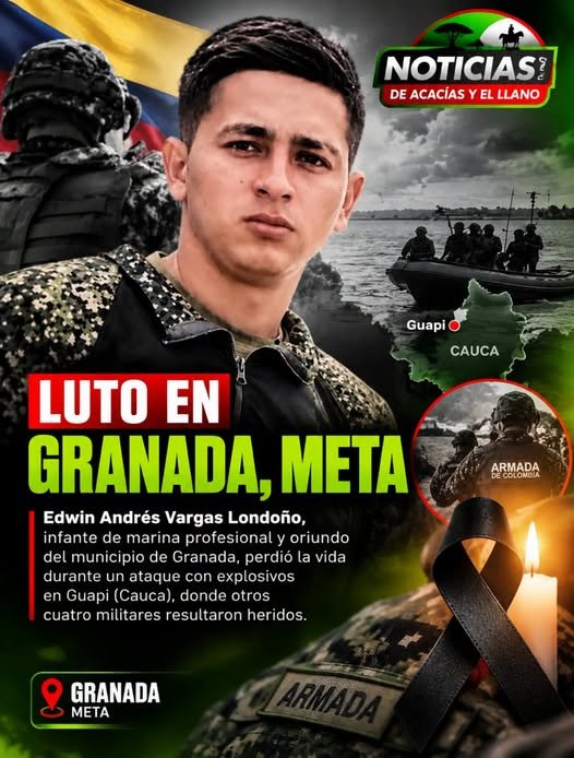 LUTO EN GRANADA, META: INFANTE DE MARINA PERDIÓ LA VIDA EN ATAQUE