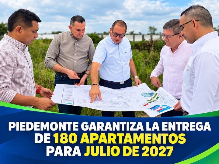 Por directrices del alcalde Alexander Baquero, Piedemonte reactivó el proyecto de vivienda