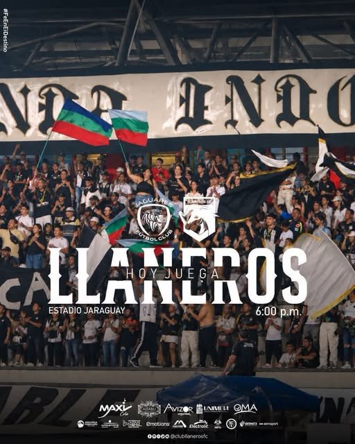 Llaneros FC visita a Jaguares por la fecha 16 de la Liga