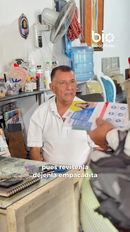 Bioagrícola estuvo en el sector de La Grama, junto a la Secretaría