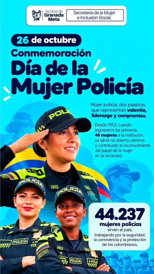 Hoy reconocemos a las mujeres policías que, con su trabajo y dedicación,