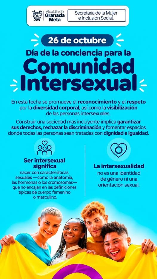 Día de la Conciencia para la Comunidad Intersexual. Hoy reconocemos la diversidad