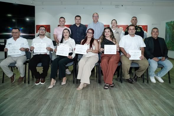 El alcalde Alexander Baquero presidió el acto de posesión de los Jueces
