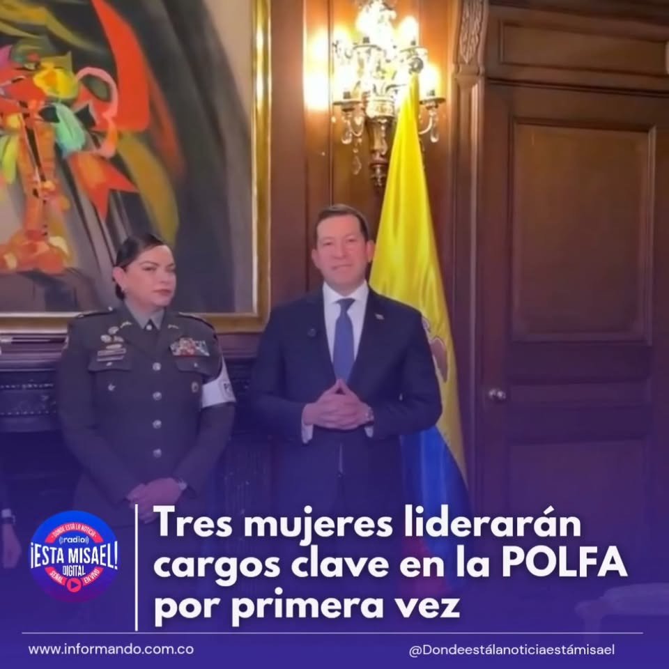 Tres mujeres liderarán cargos clave en la POLFA por primera vez Por