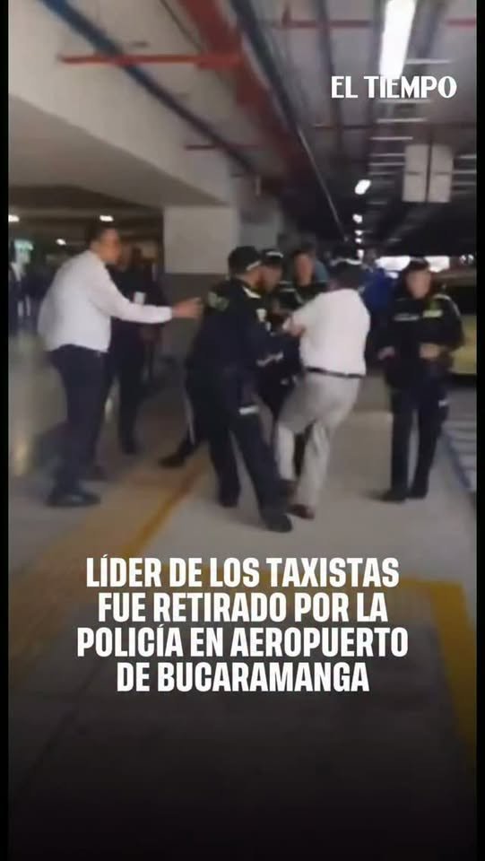 Hugo Ospina, reconocido líder del gremio de taxistas en Colombia, fue retirado