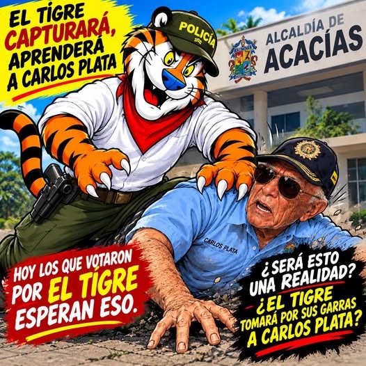 #SINBOZAL #acacias LOS QUE VOTARON POR EL TIGRE SE IMAGINAN ESTO. PODRÁ