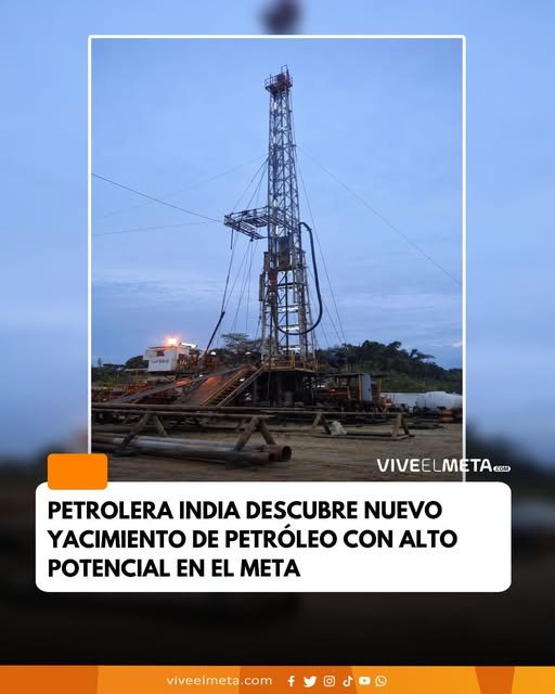 El pozo está ubicado entre Barranca de Upía, Cabuyaro y Puerto López,