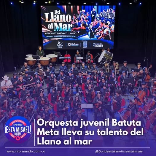 Orquesta juvenil Batuta Meta lleva su talento del Llano al mar Un