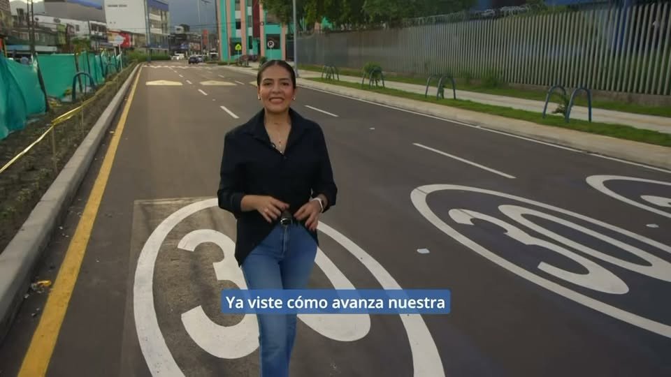 ¡Mira cómo está quedando la Calle 35! La calle 35 ya alcanza
