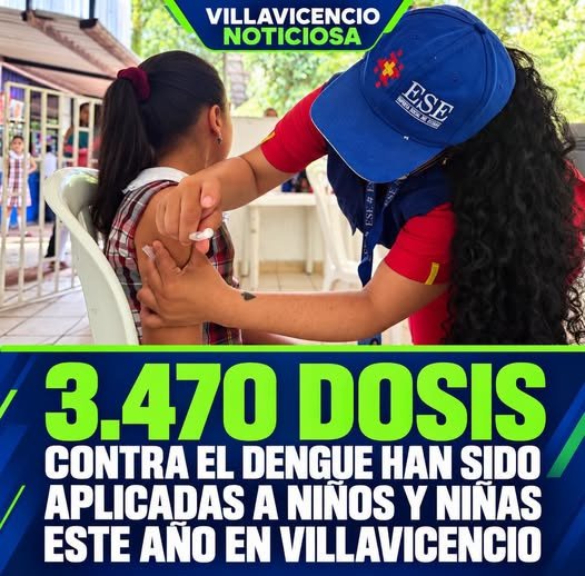 Un total de 3.470 dosis de la vacuna contra el dengue se