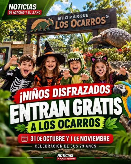 ¡PLAN FAMILIAR EN EL META! NIÑOS DISFRAZADOS PODRÁN ENTRAR GRATIS A LOS