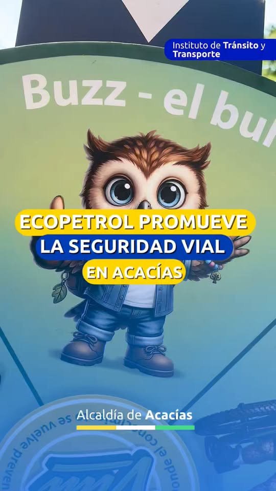 ECOPETROL PROMUEVE LA SEGURIDAD VIAL EN ACACÍAS El Grupo RI de Ecopetrol