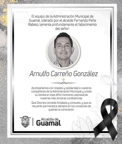 El equipo de la Administración Municipal de Guamal, expresa sus más sinceras