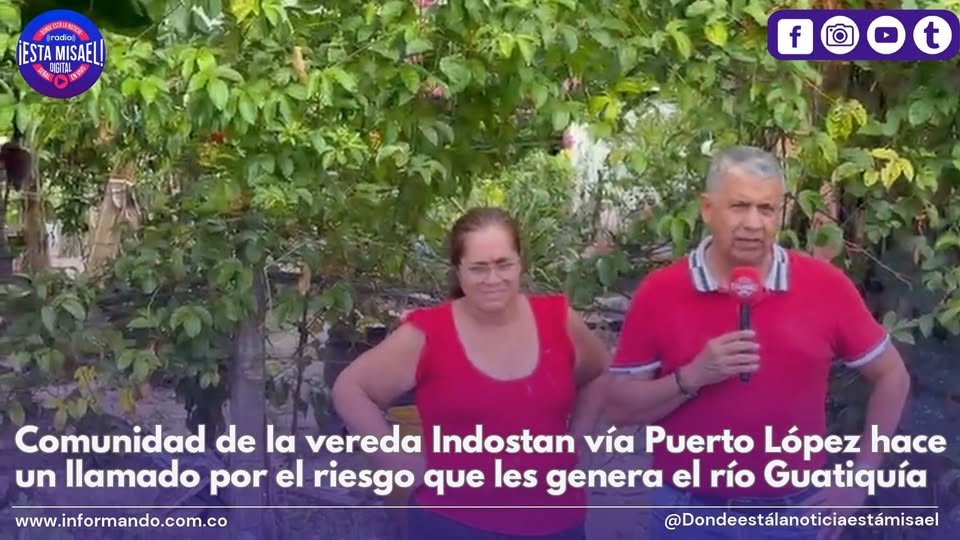 Comunidad de la vereda Indostan vía Puerto López hace un llamado por